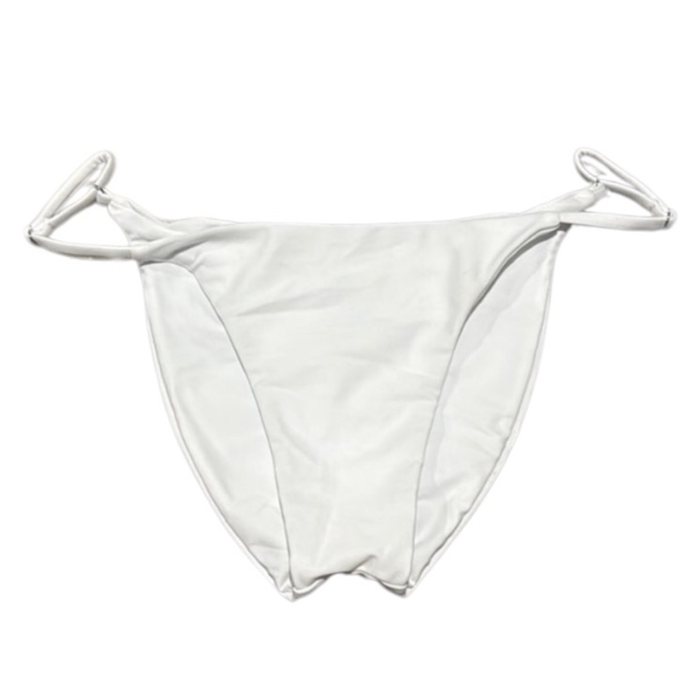 Blue Life White Bikini Bottom